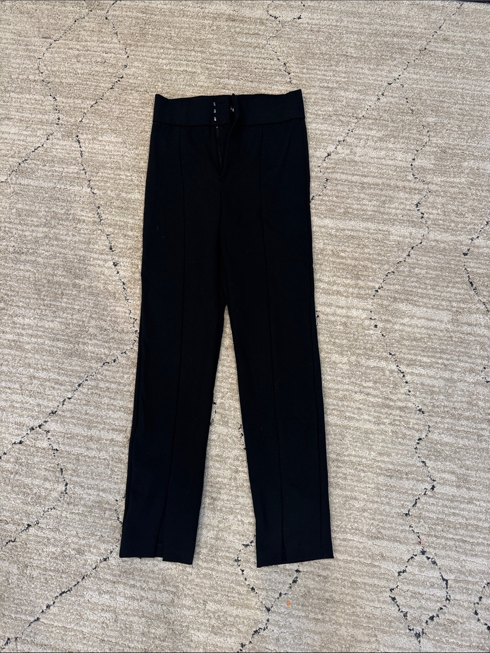 Zara slacks with front slit size small